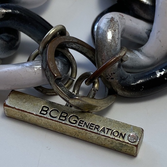 BCB Generation Black and White Chain Bracelet - Picture 3 of 3